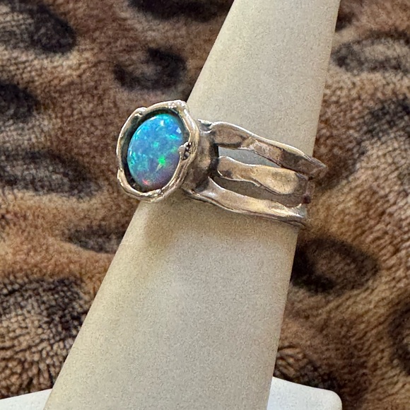 925 Opal Ring - Picture 13 of 16